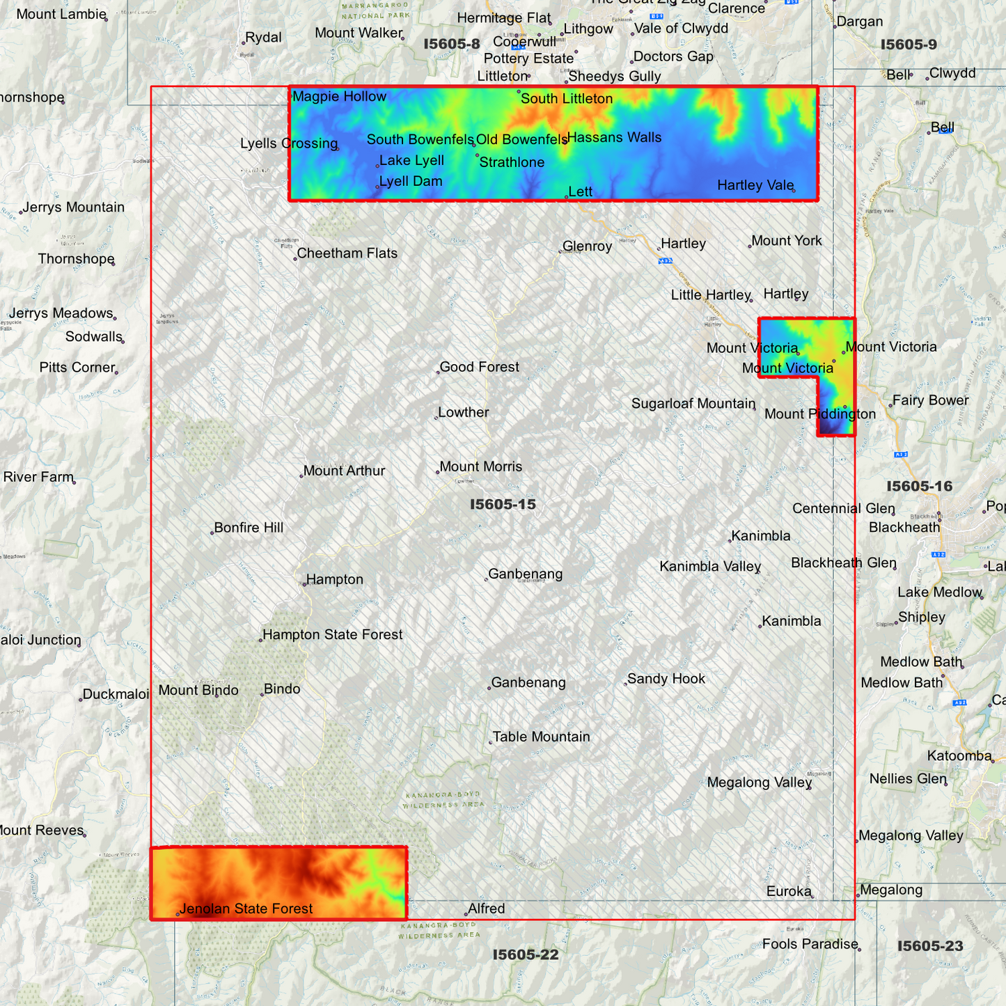 Hartley 1m Digital Elevation Model (I5605-15)