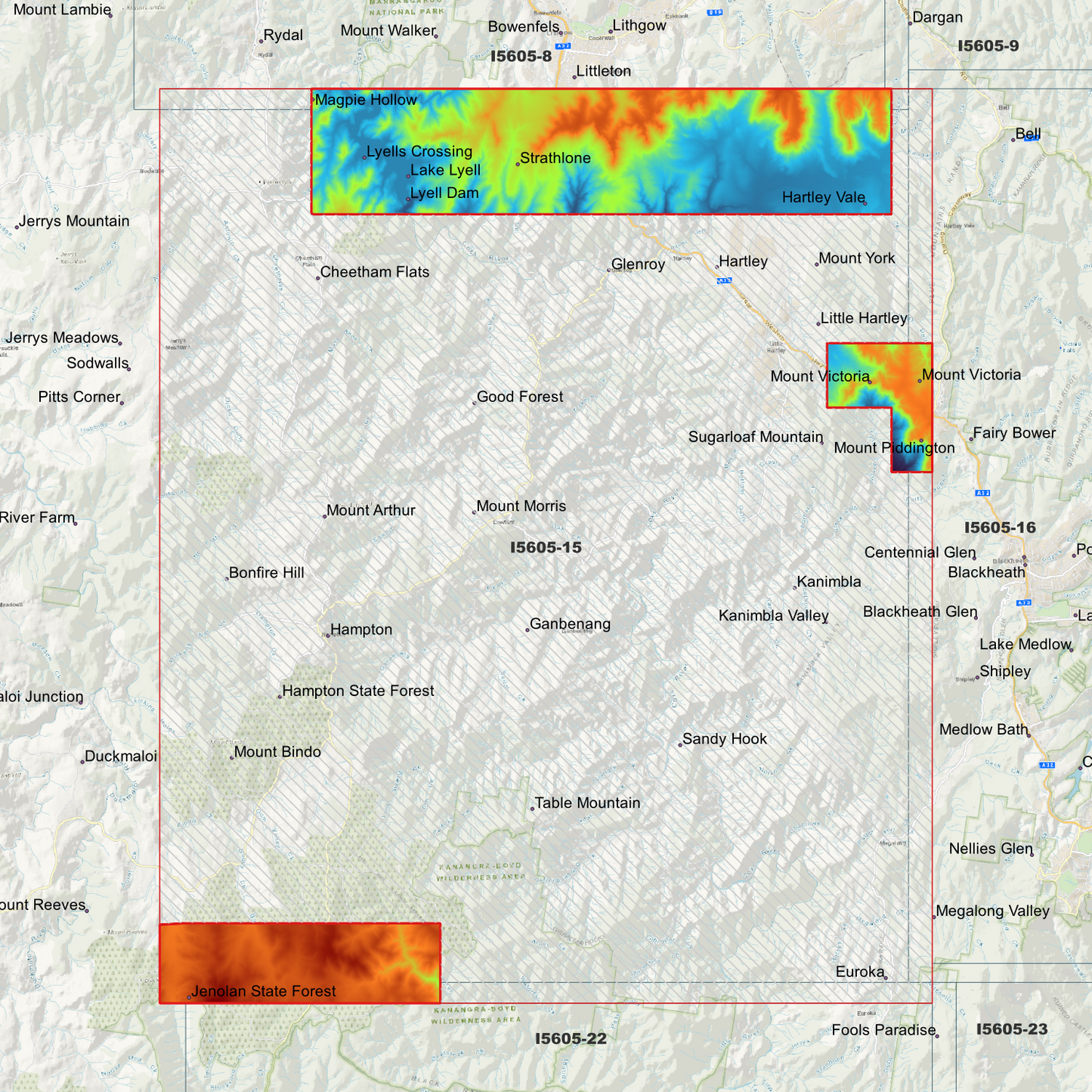 Hartley 1m & 2m Digital Elevation Models (I5605-15)