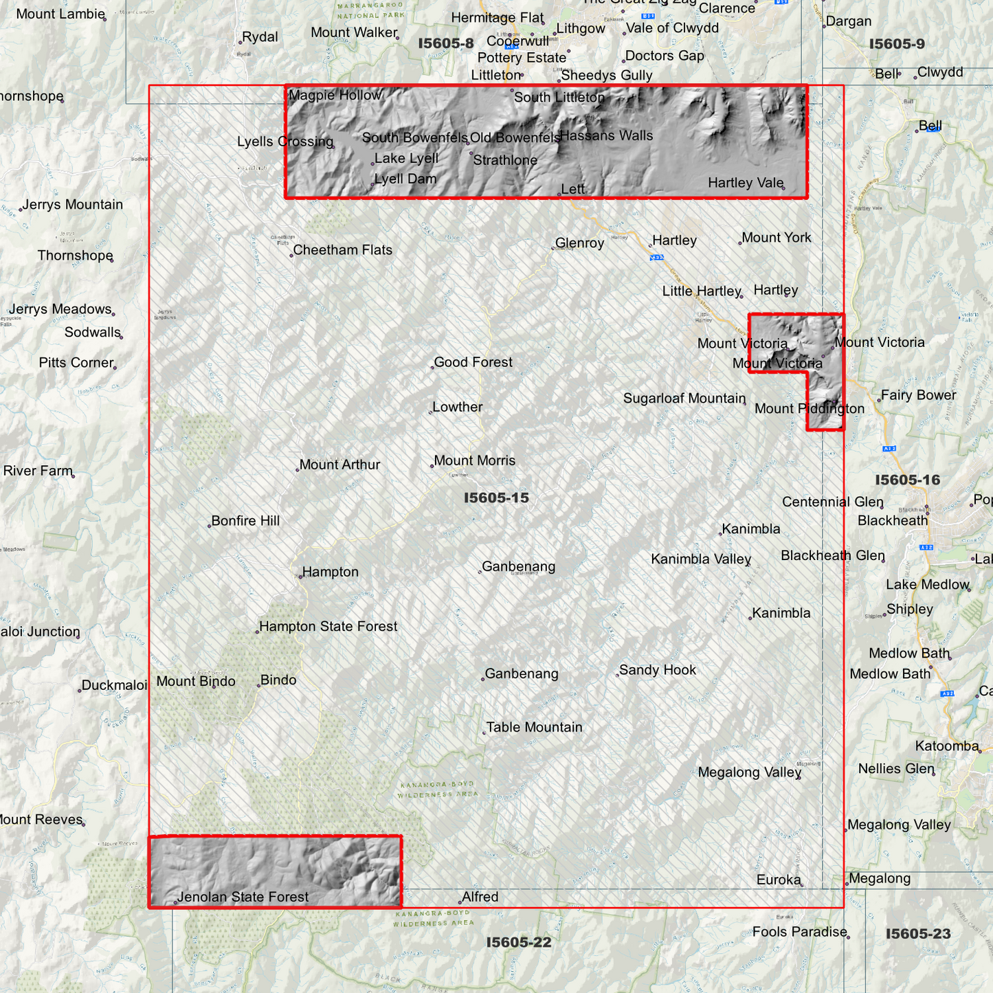 Hartley 1m Digital Elevation Model (I5605-15)