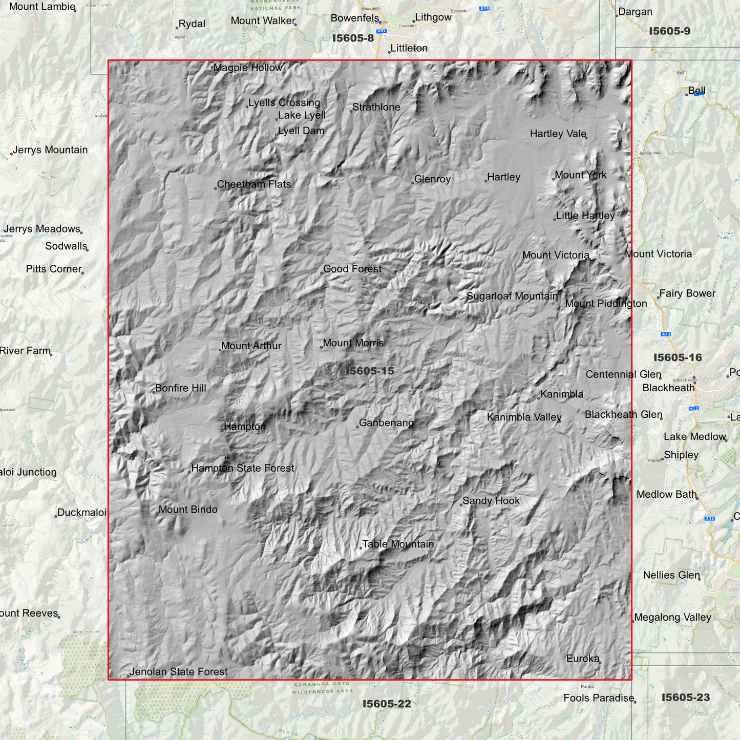 Hartley 1m & 2m Digital Elevation Models (I5605-15)
