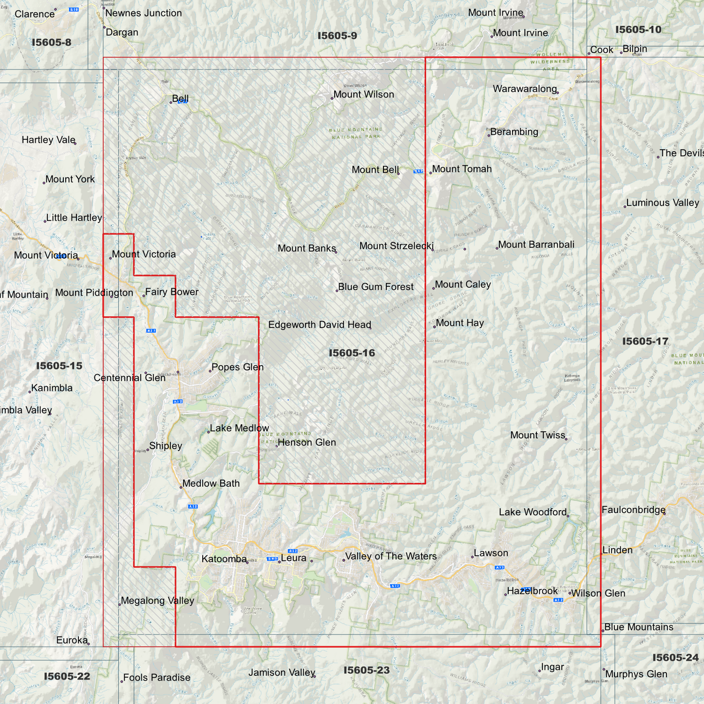 Katoomba 1m & 2m Digital Elevation Models (I5605-16)