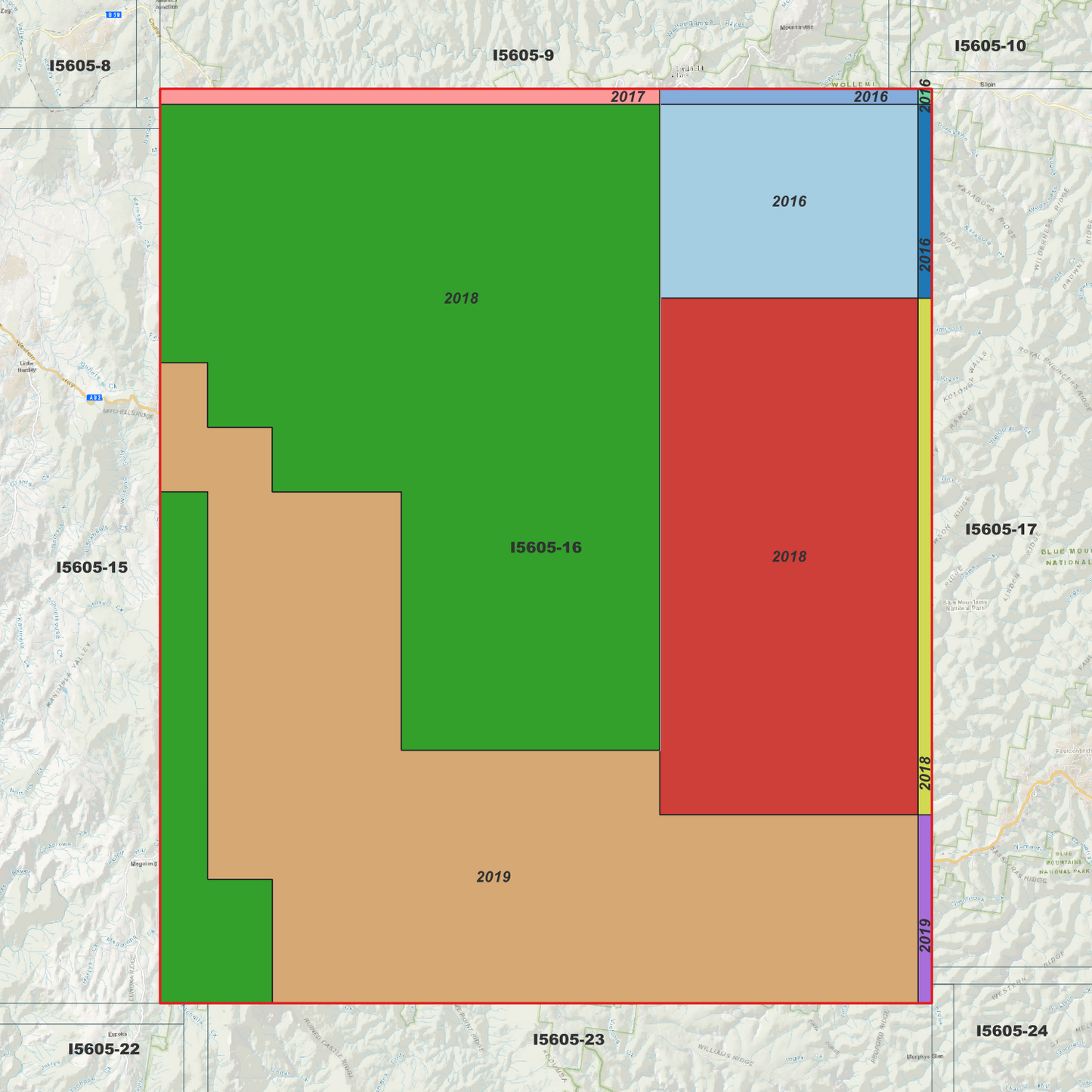 Katoomba 1m & 2m Digital Elevation Models (I5605-16)