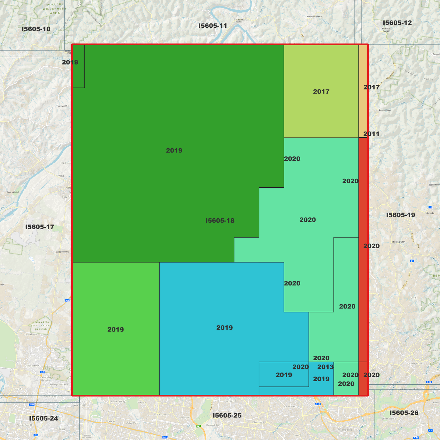 Windsor 1m Digital Elevation Model (I5605-18)