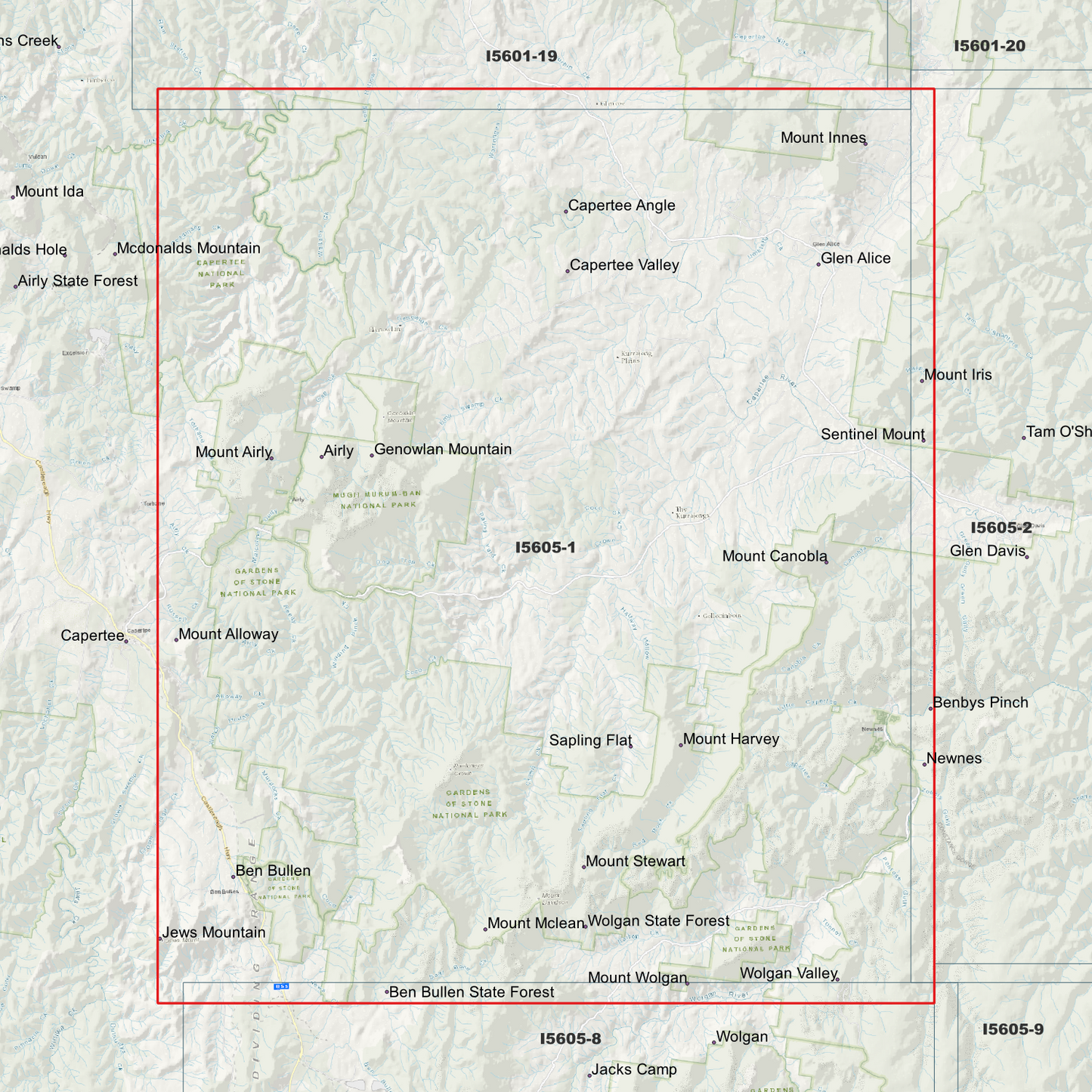 Capertee 2m Digital Elevation Model (I5605-1)