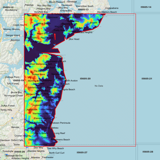 Newport 1m Digital Elevation Model (I5605-20)