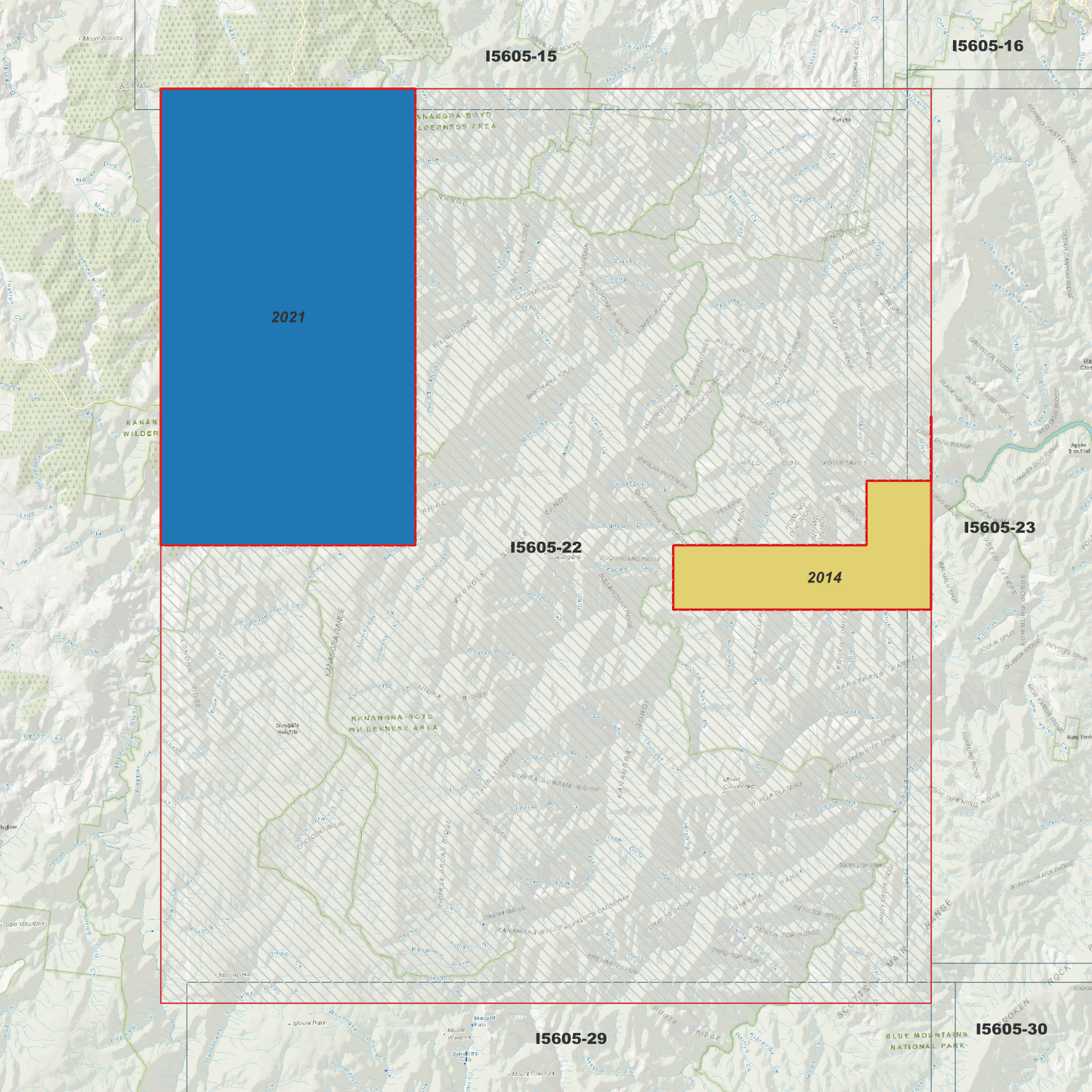 Jenolan 1m & 2m Digital Elevation Models (I5605-22)