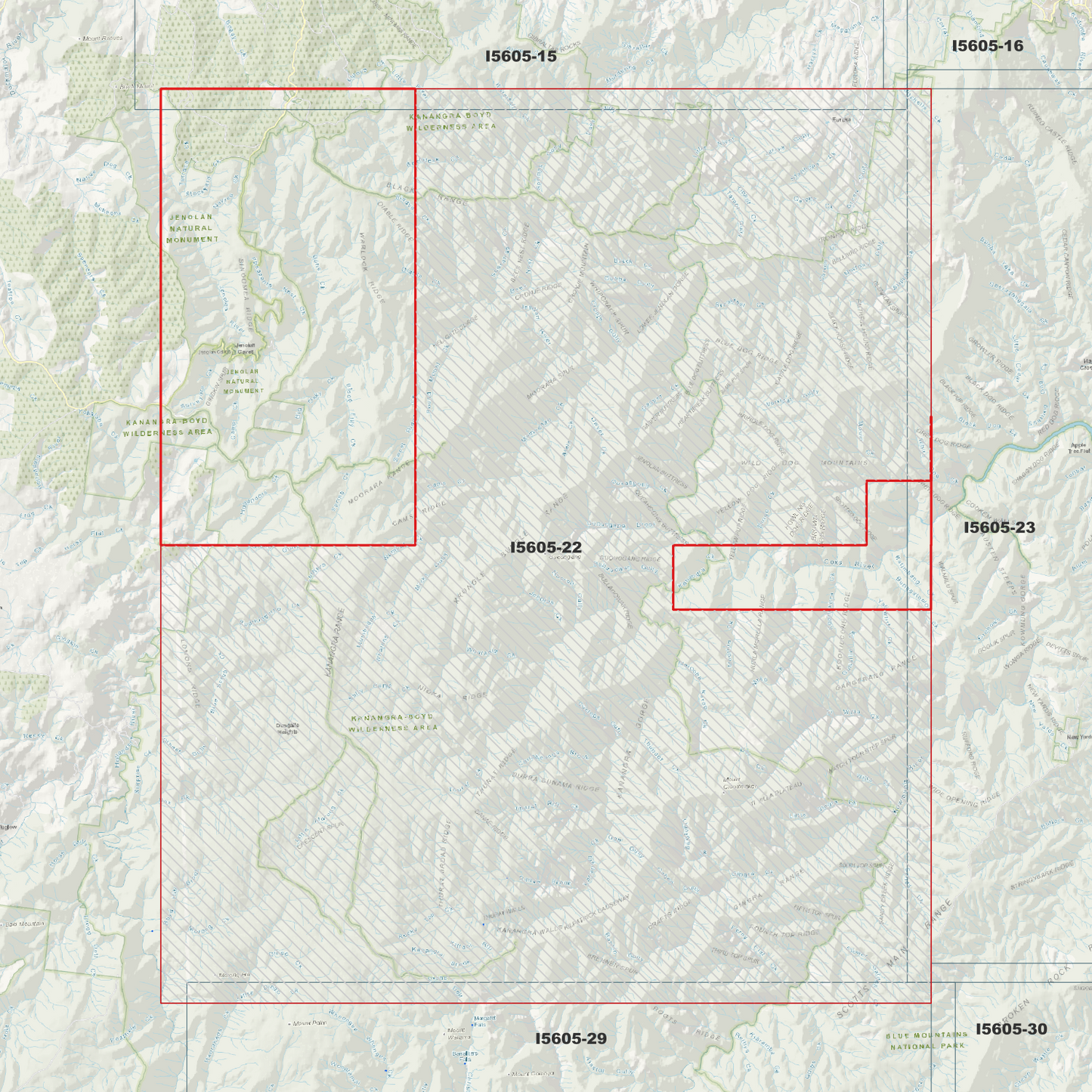 Jenolan 1m & 2m Digital Elevation Models (I5605-22)