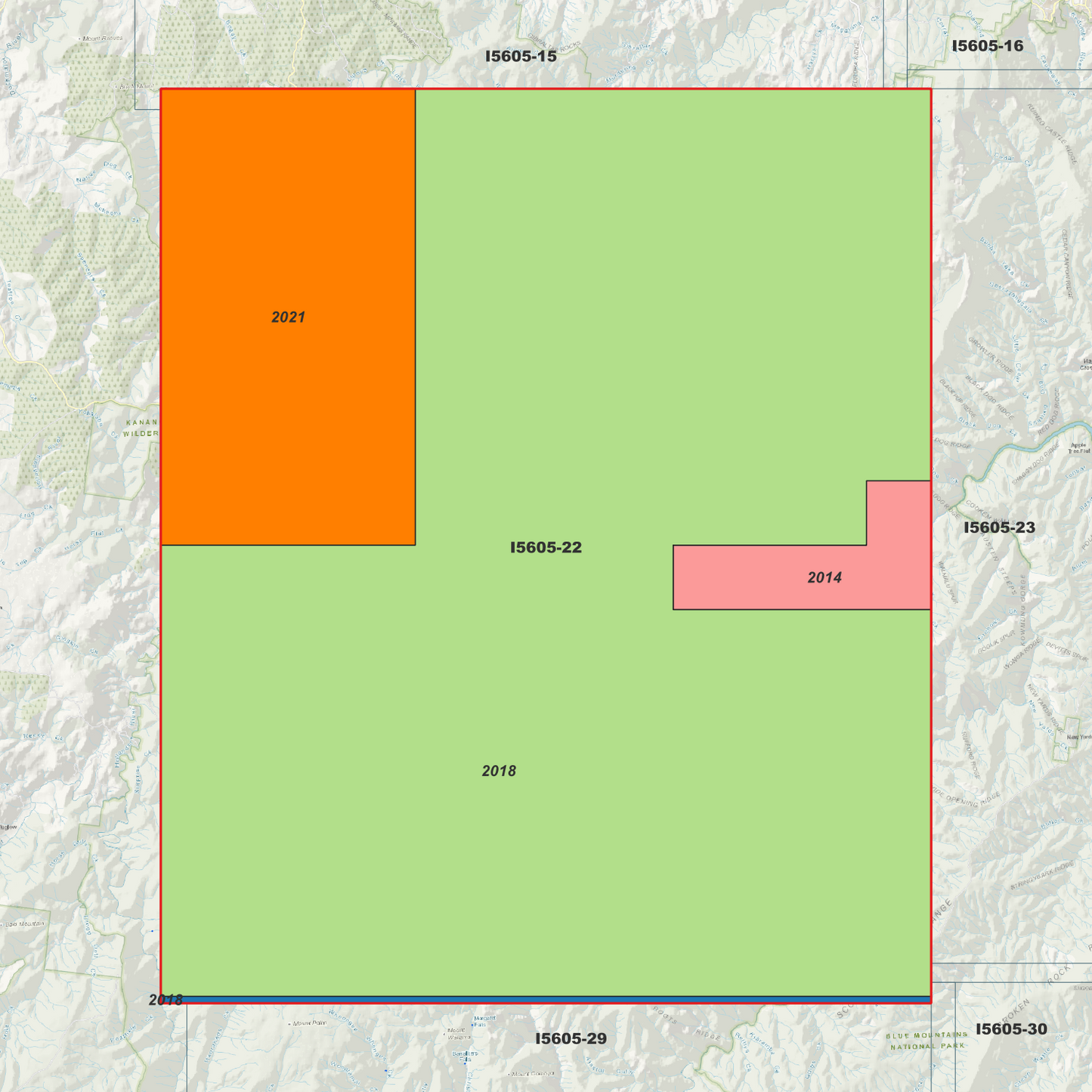 Jenolan 1m & 2m Digital Elevation Models (I5605-22)