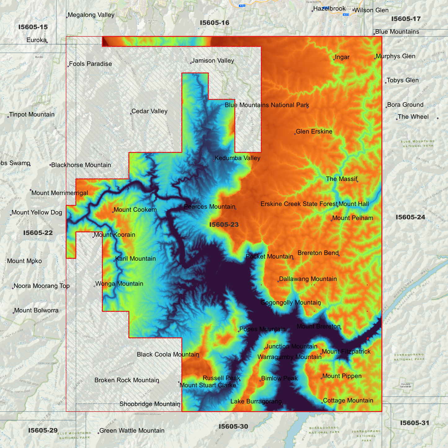 Jamison 1m & 2m Digital Elevation Models (I5605-23)