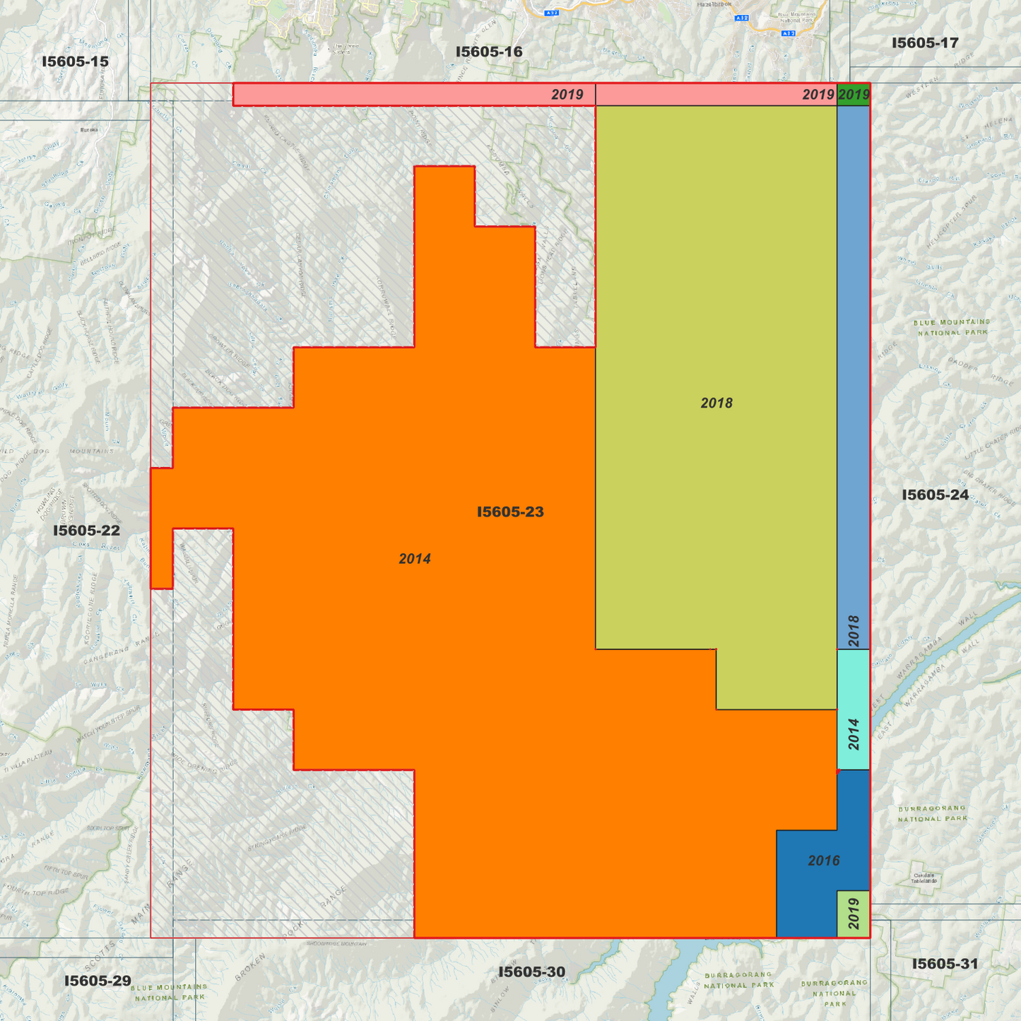 Jamison 1m & 2m Digital Elevation Models (I5605-23)