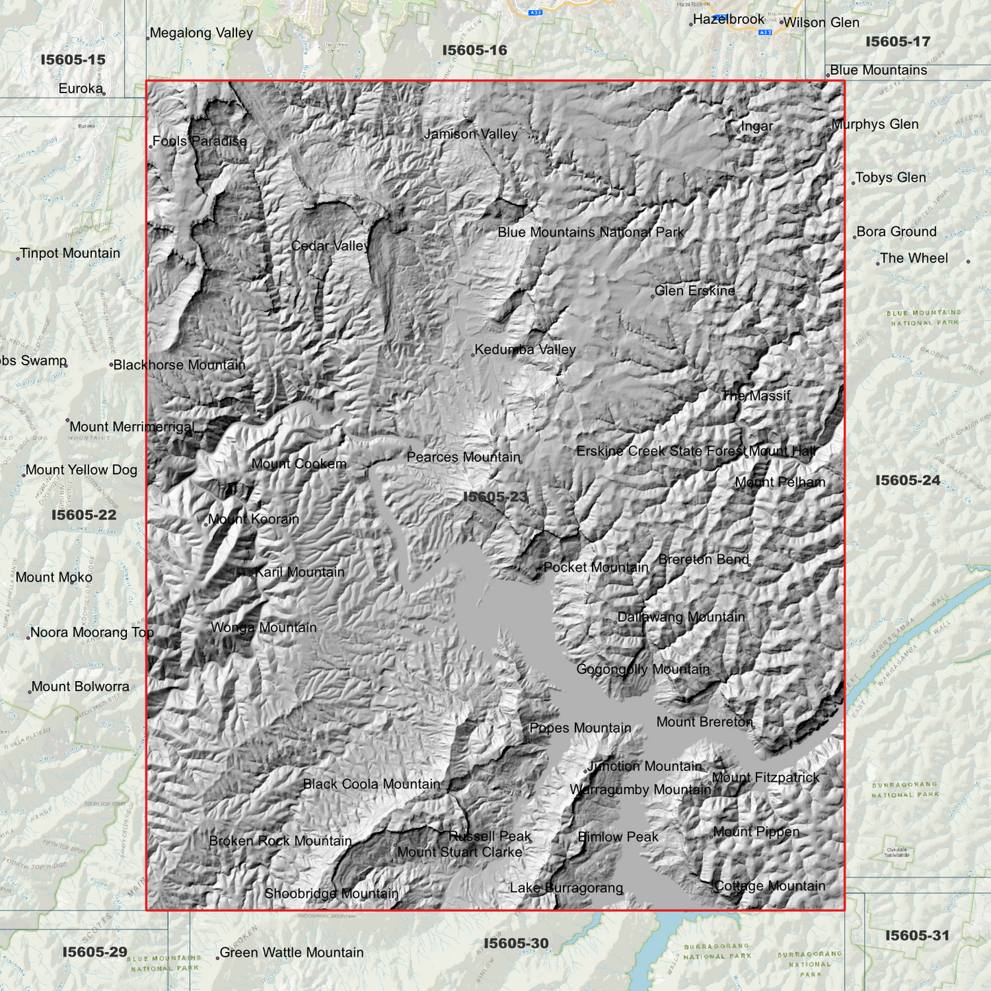 Jamison 1m & 2m Digital Elevation Models (I5605-23)