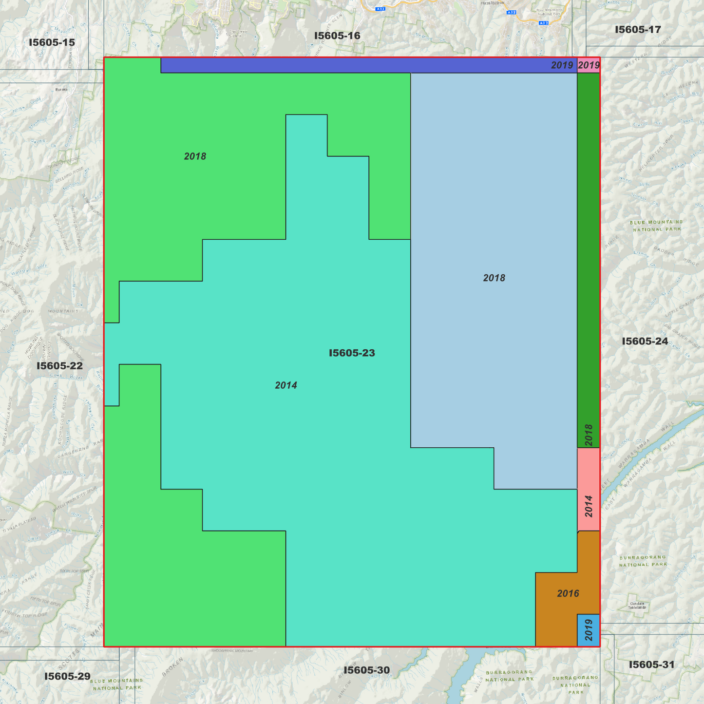 Jamison 1m & 2m Digital Elevation Models (I5605-23)