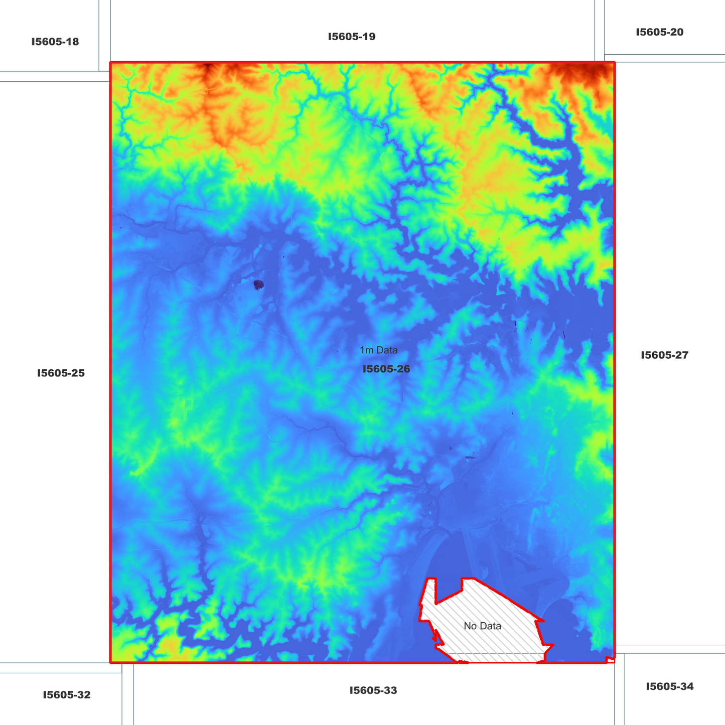 Sydney 1m Digital Elevation Model (I5605-26)