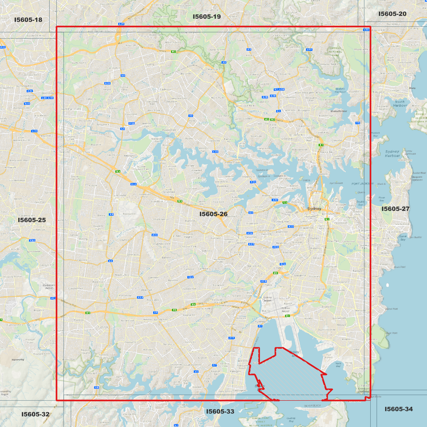 Sydney 1m Digital Elevation Model (I5605-26)