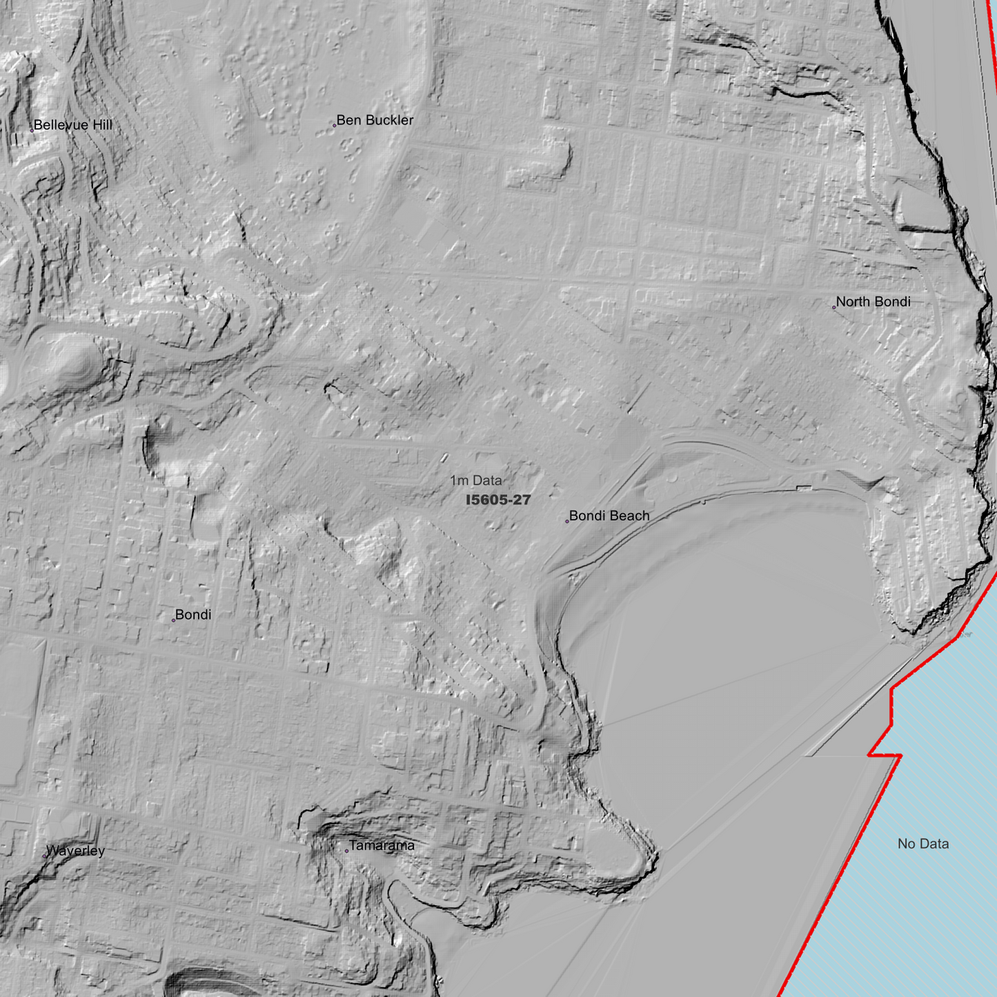 Bondi 1m Digital Elevation Model (I5605-27)