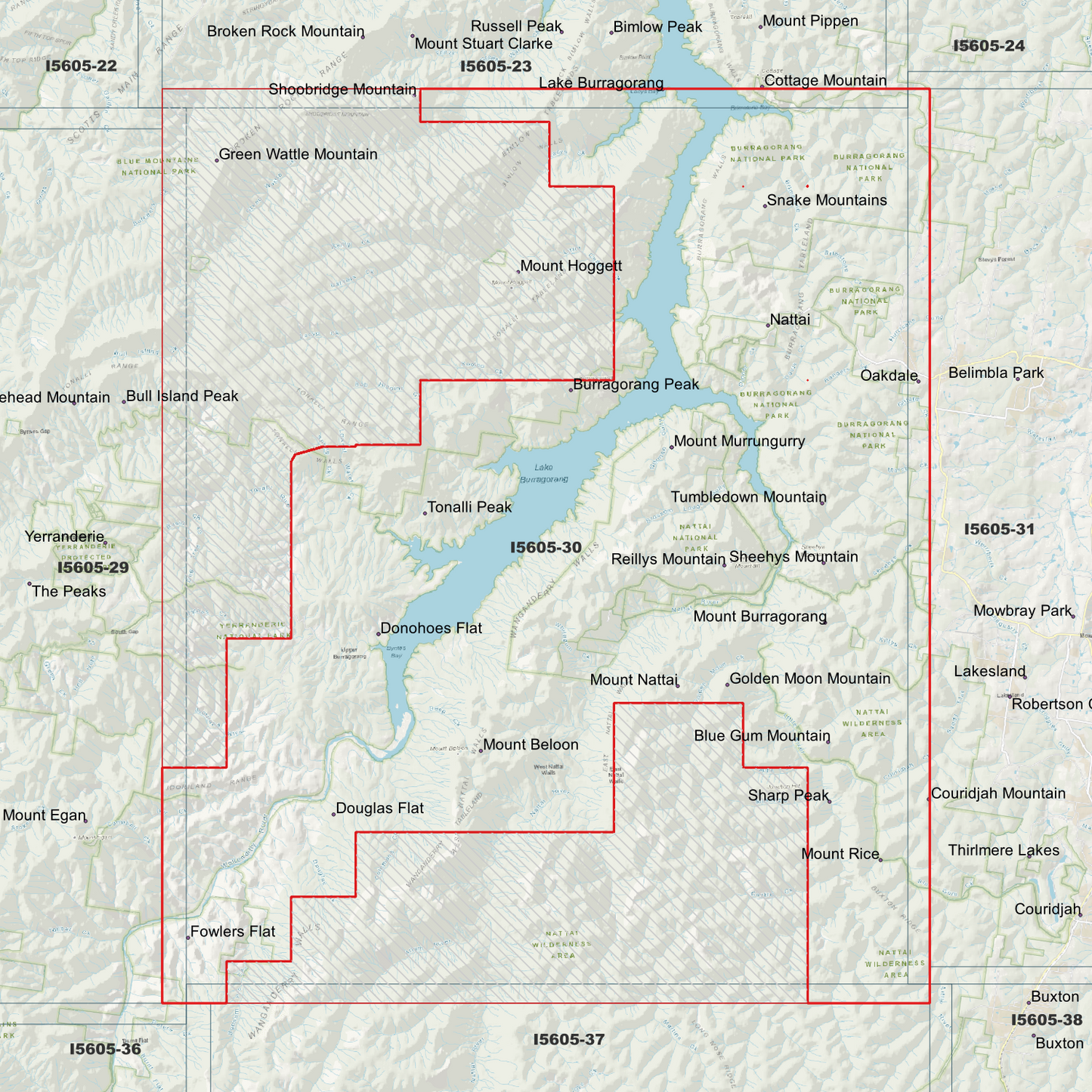 Nattai 1m & 2m Digital Elevation Models (I5605-30)
