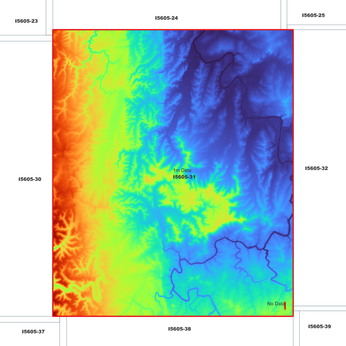 Picton 1m Digital Elevation Model (I5605-31)