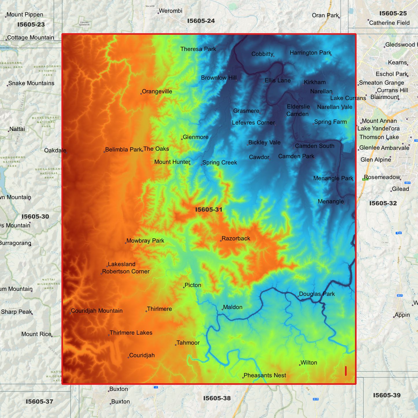 Picton 1m Digital Elevation Model (I5605-31)