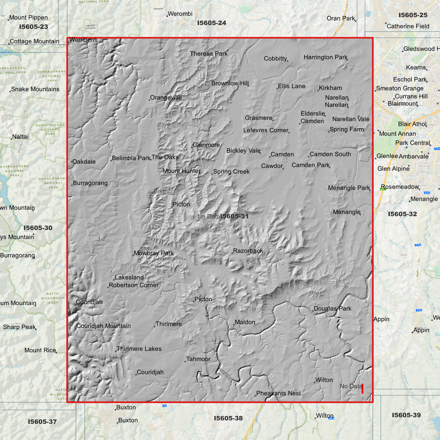 Picton 1m Digital Elevation Model (I5605-31)