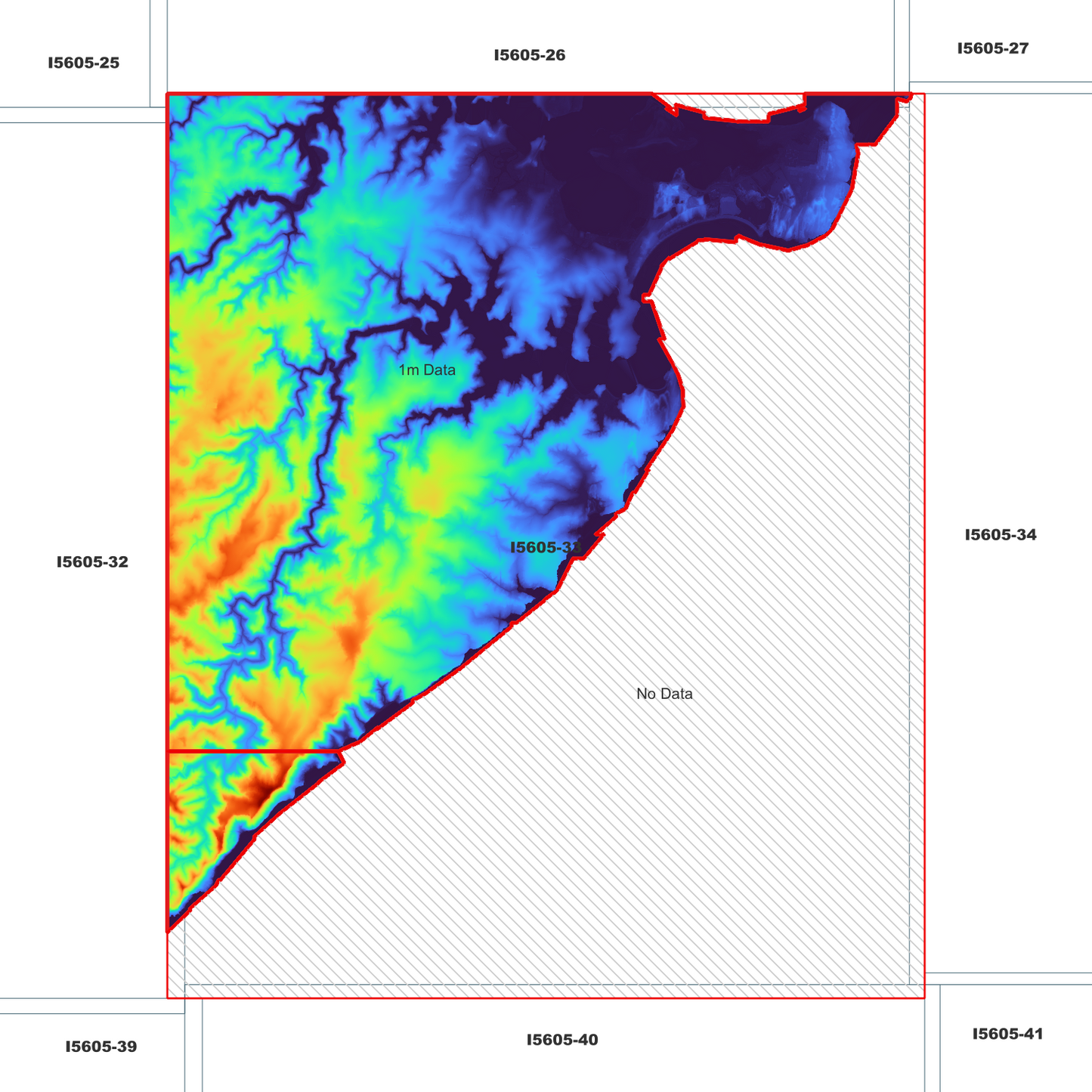 Cronulla 1m Digital Elevation Model (I5605-33)