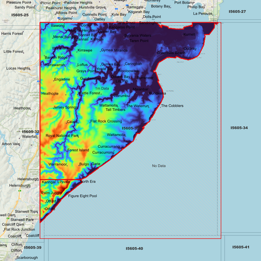 Cronulla 1m Digital Elevation Model (I5605-33)