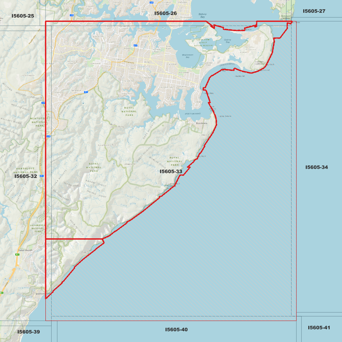 Cronulla 1m Digital Elevation Model (I5605-33)