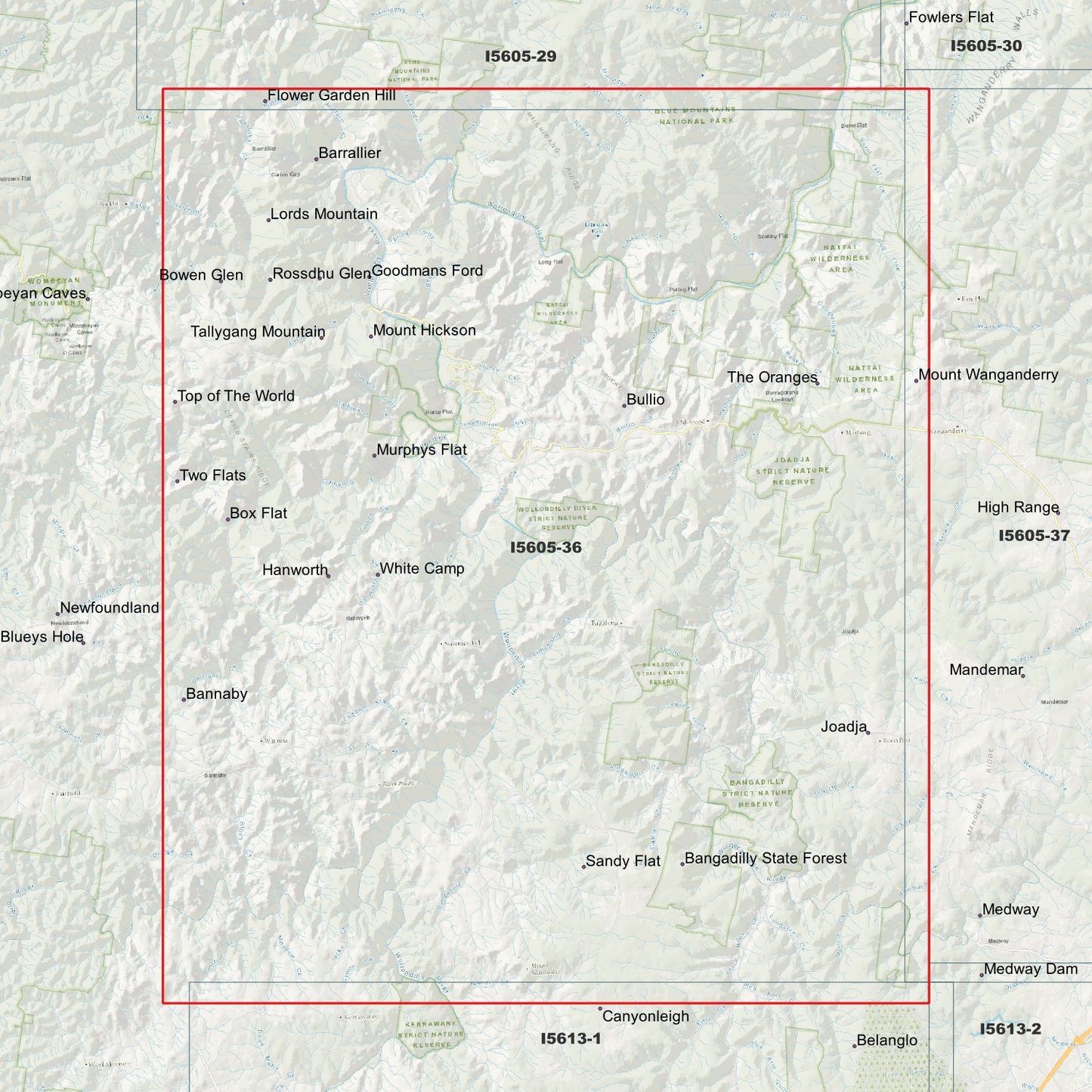 Bullio 1m & 2m Digital Elevation Models (I5605-36)