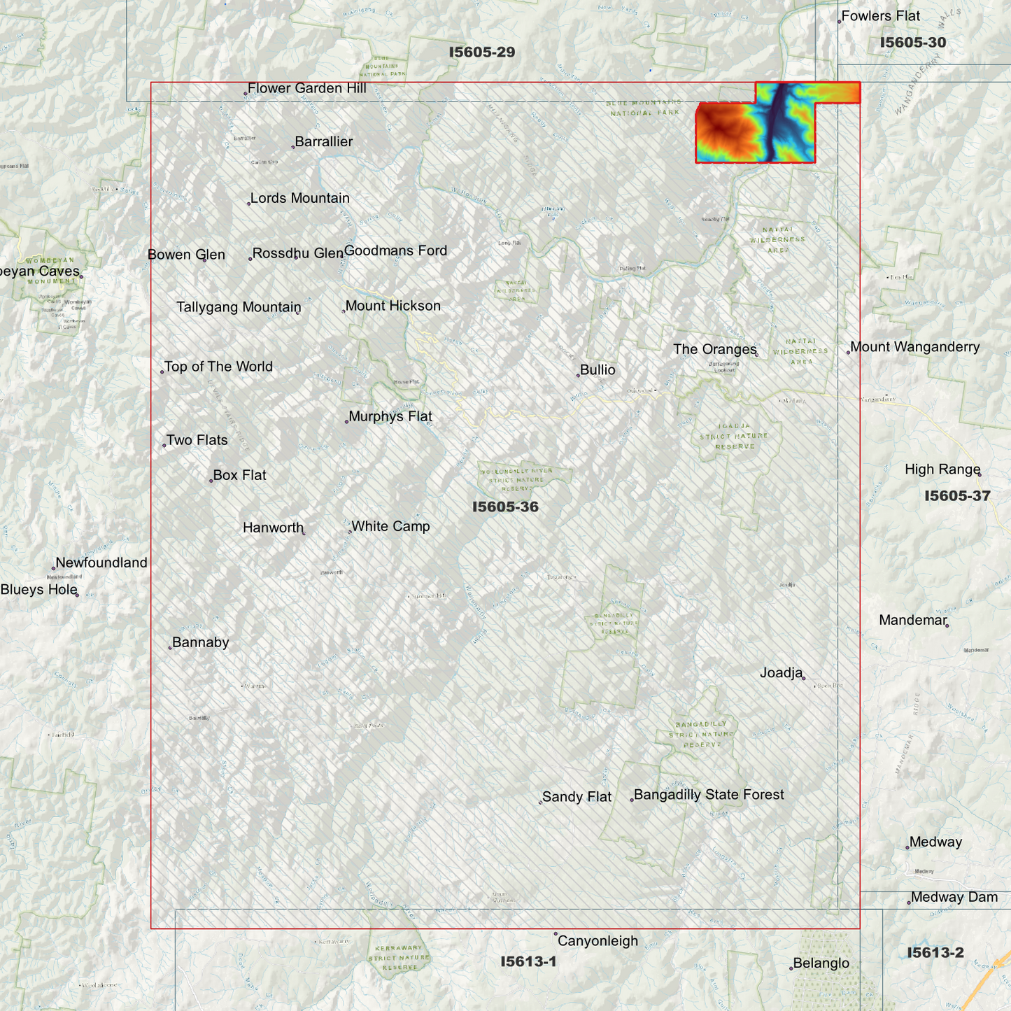 Bullio 1m & 2m Digital Elevation Models (I5605-36)