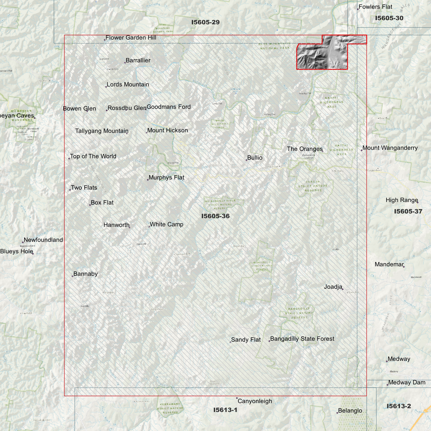 Bullio 1m & 2m Digital Elevation Models (I5605-36)