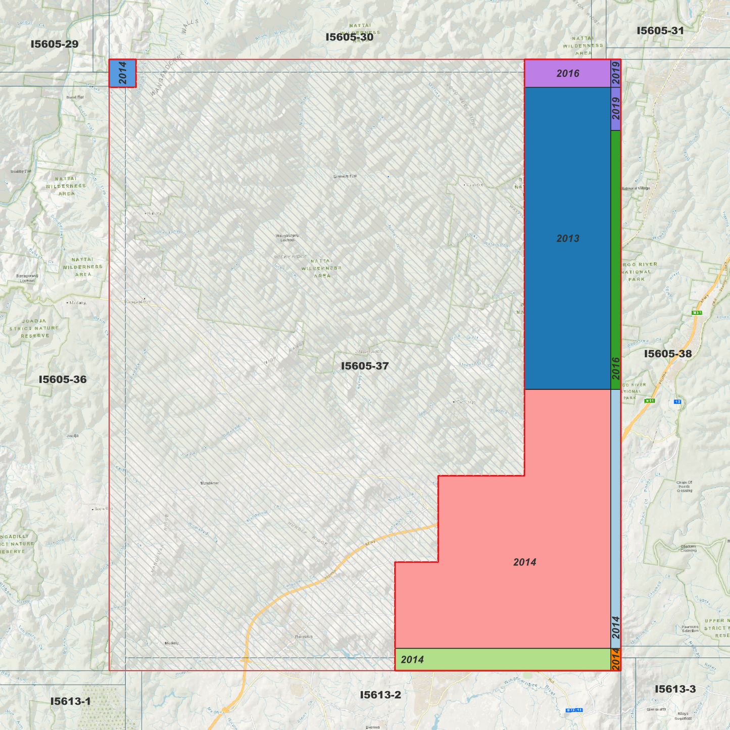 Bowral 1m & 2m Digital Elevation Models (I5605-37)