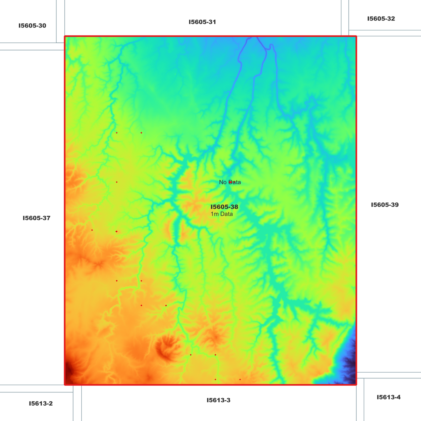 Bargo 1m Digital Elevation Model (I5605-38)