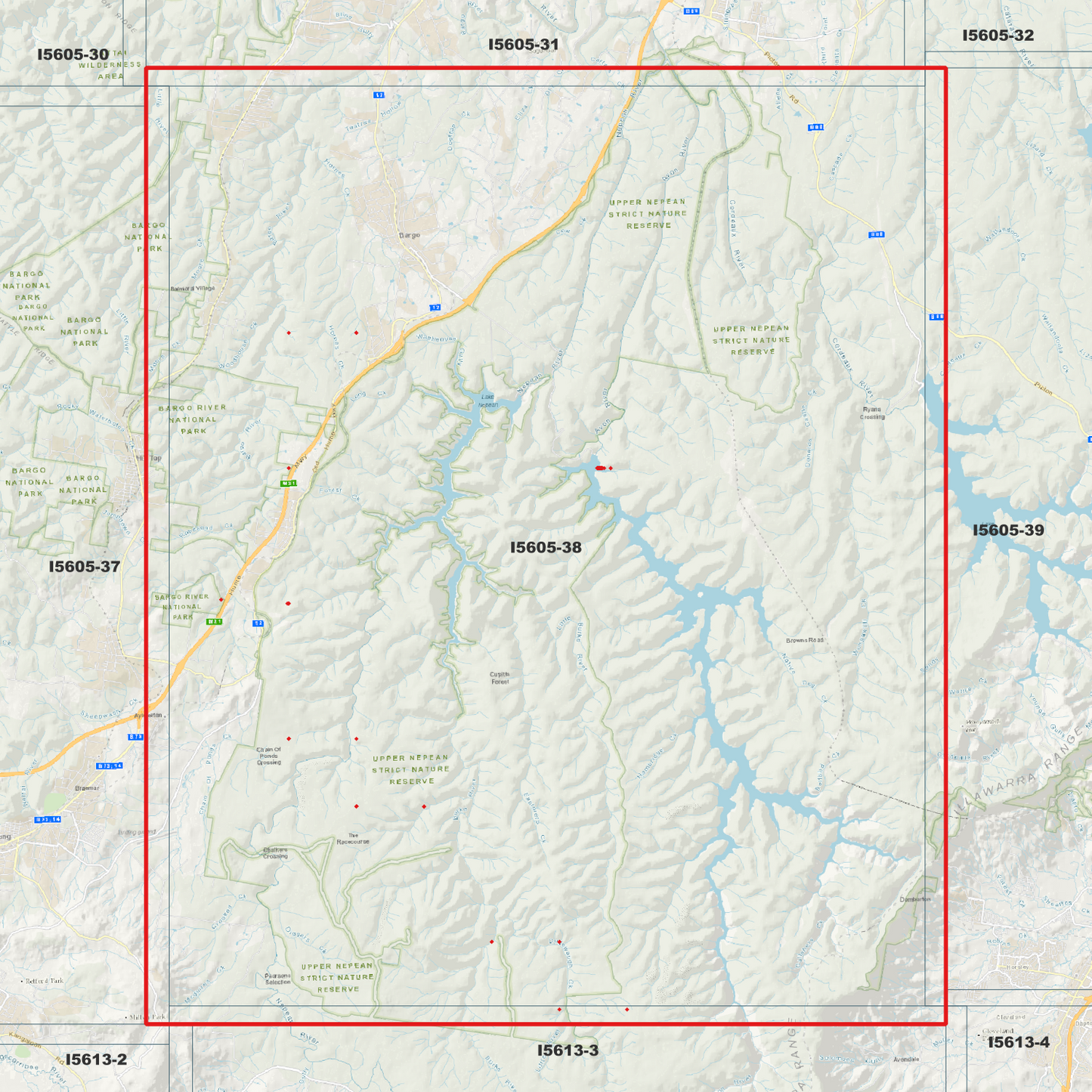 Bargo 1m Digital Elevation Model (I5605-38)