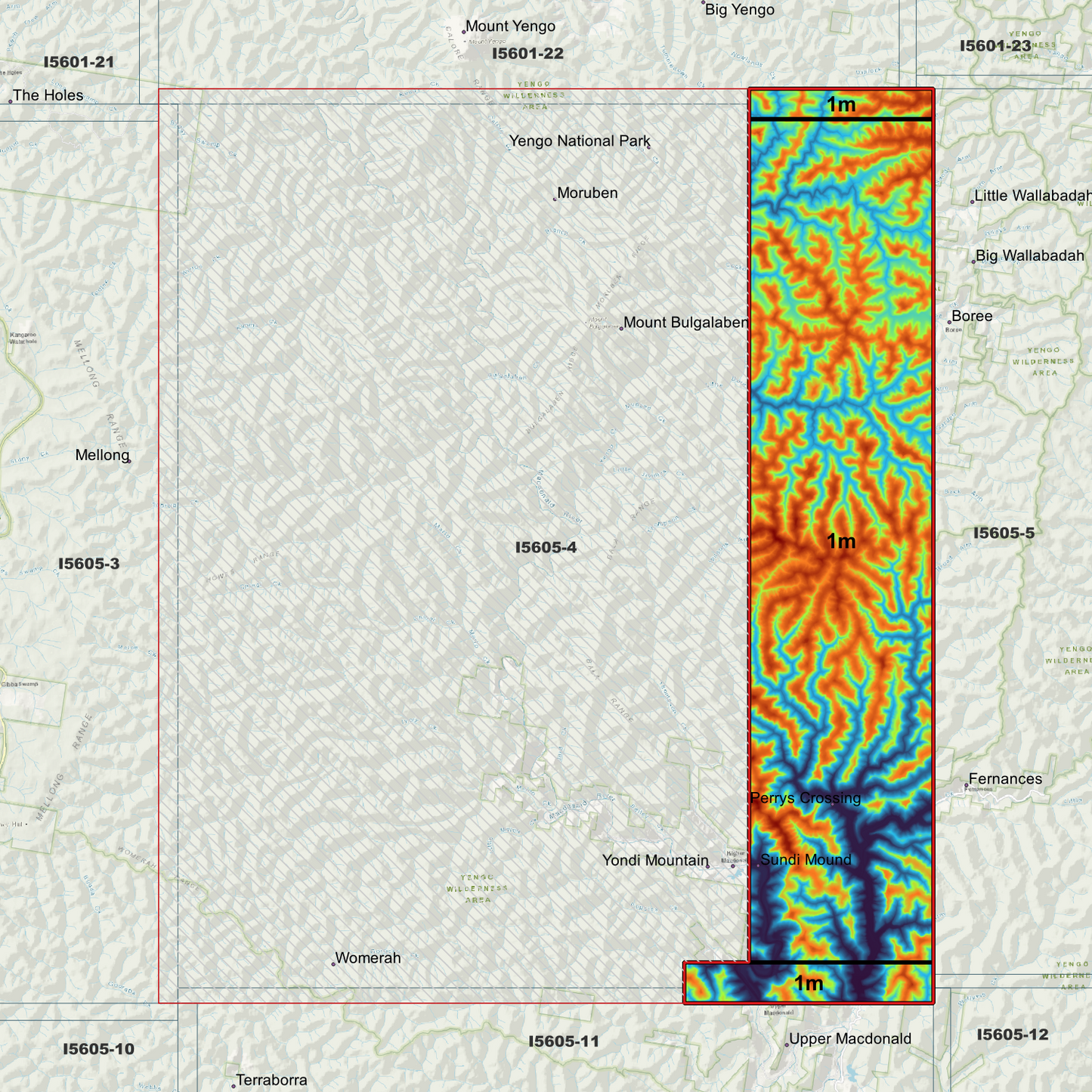 Bala 1m & 2m Digital Elevation Models (I5605-4)
