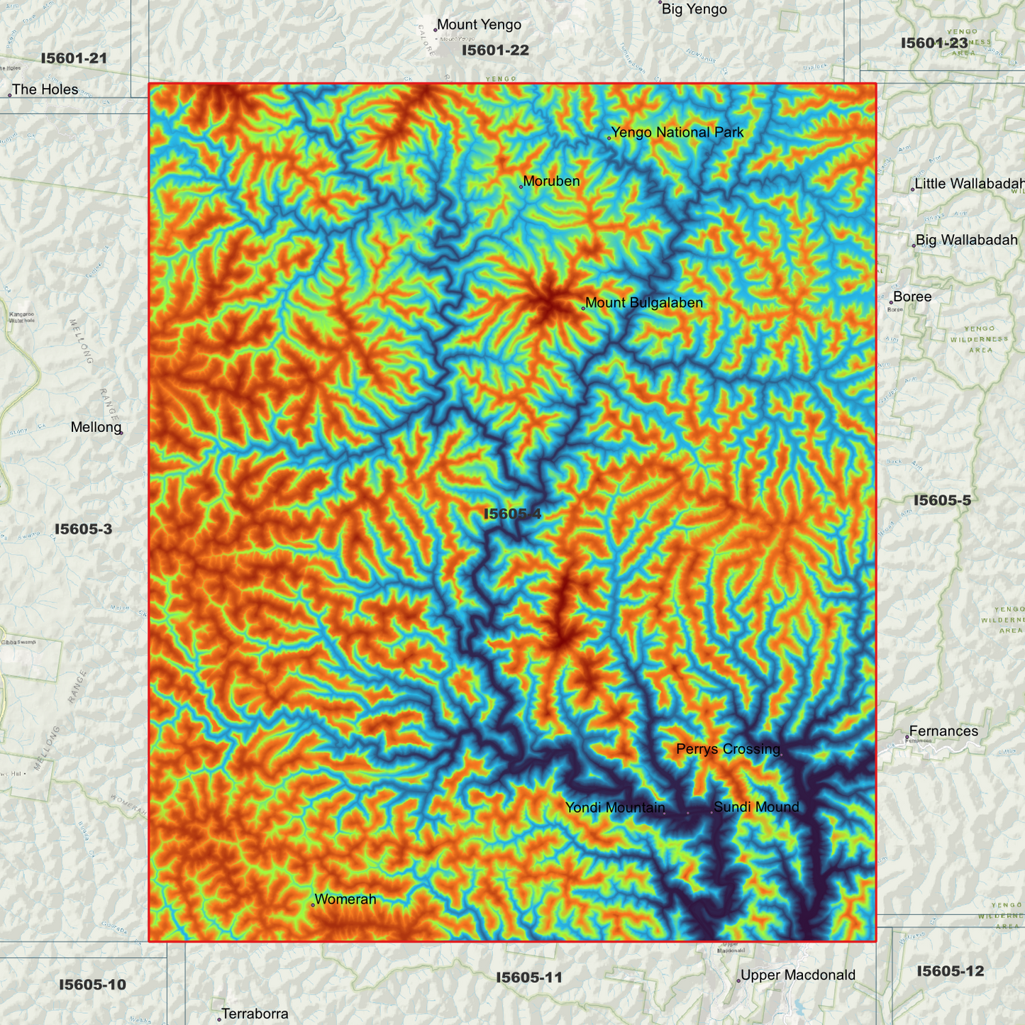 Bala 1m & 2m Digital Elevation Models (I5605-4)