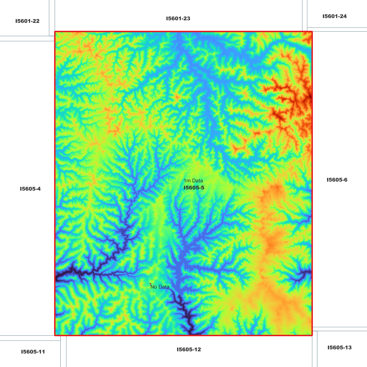 Yengo 1m Digital Elevation Model (I5605-5)