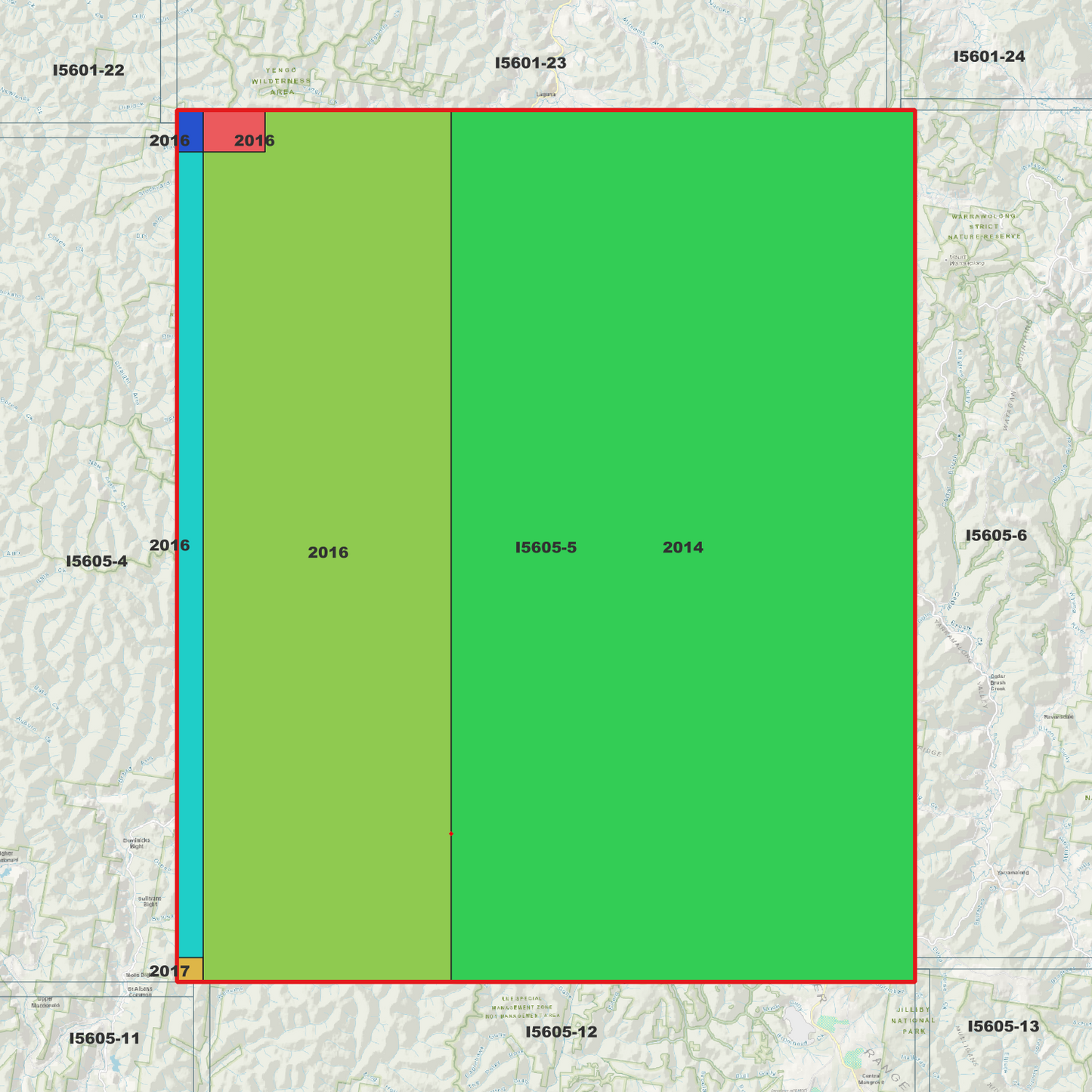 Yengo 1m Digital Elevation Model (I5605-5)