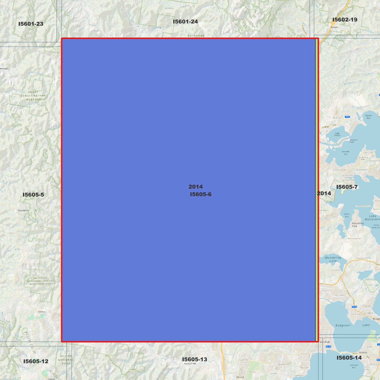 Jilliby 1m Digital Elevation Model (I5605-6)