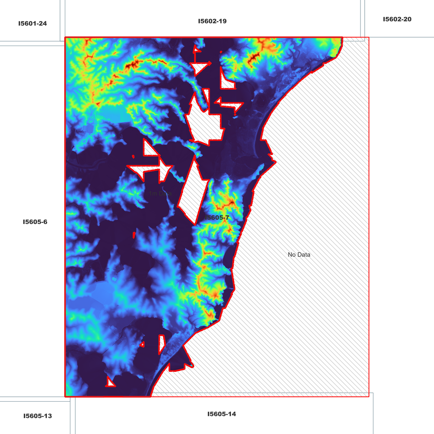Budgewoi 1m Digital Elevation Model (I5605-7)