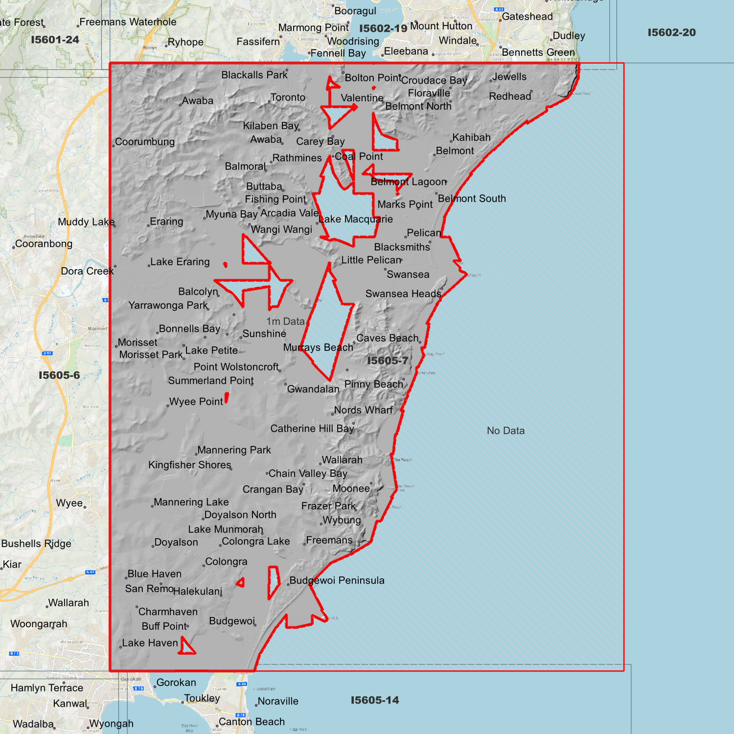 Budgewoi 1m Digital Elevation Model (I5605-7)