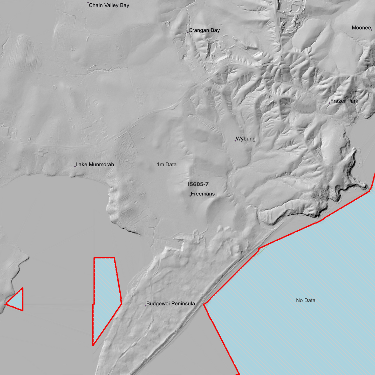 Budgewoi 1m Digital Elevation Model (I5605-7)