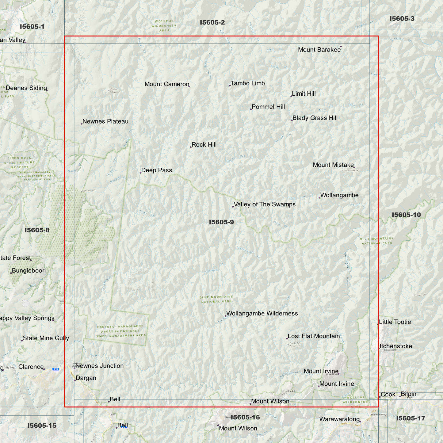 Wallangambe 1m & 2m Digital Elevation Models (I5605-9)