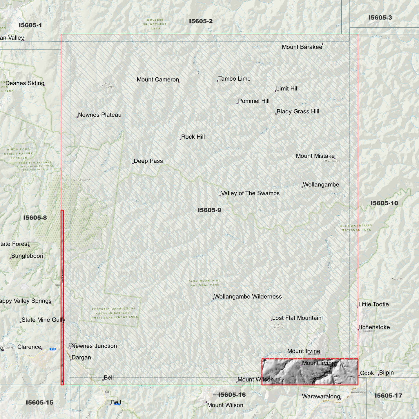 Wallangambe 1m & 2m Digital Elevation Models (I5605-9)