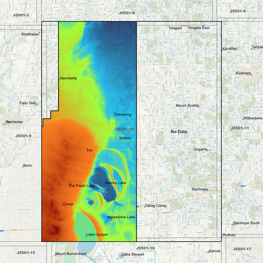 Corop 1m Digital Elevation Models (J5501-10)