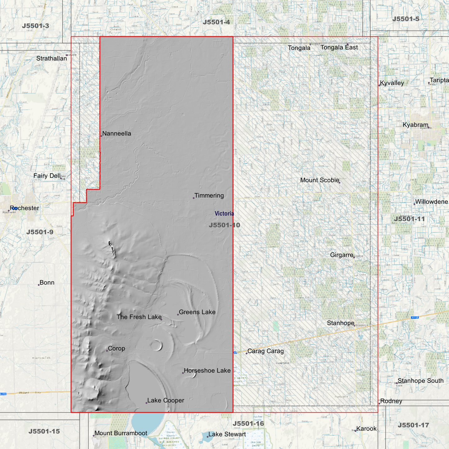 Corop 1m Digital Elevation Models (J5501-10)