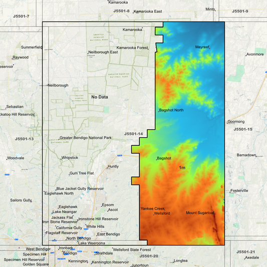 Huntly 1m Digital Elevation Models (J5501-14)