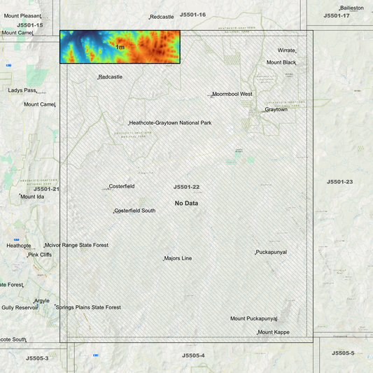 Graytown 1m Digital Elevation Models (J5501-22)
