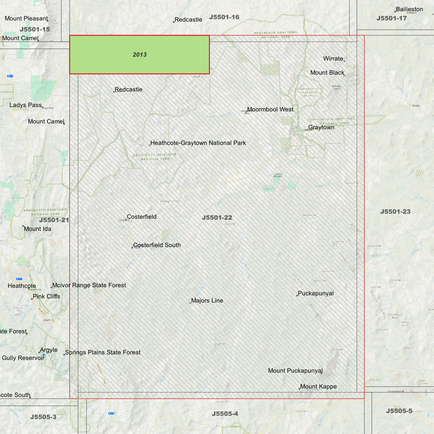 Graytown 1m Digital Elevation Models (J5501-22)