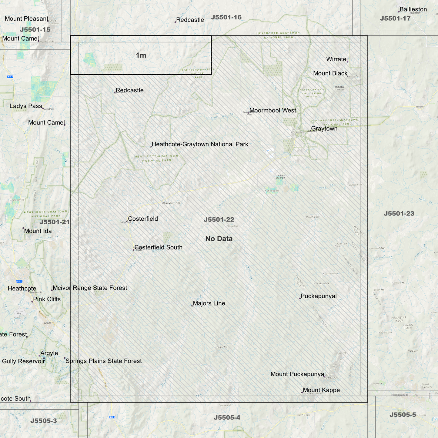 Graytown 1m Digital Elevation Models (J5501-22)