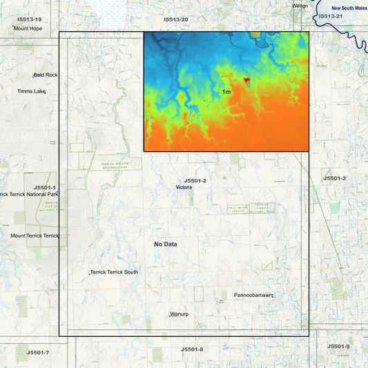 Terrick 1m Digital Elevation Models (J5501-2)
