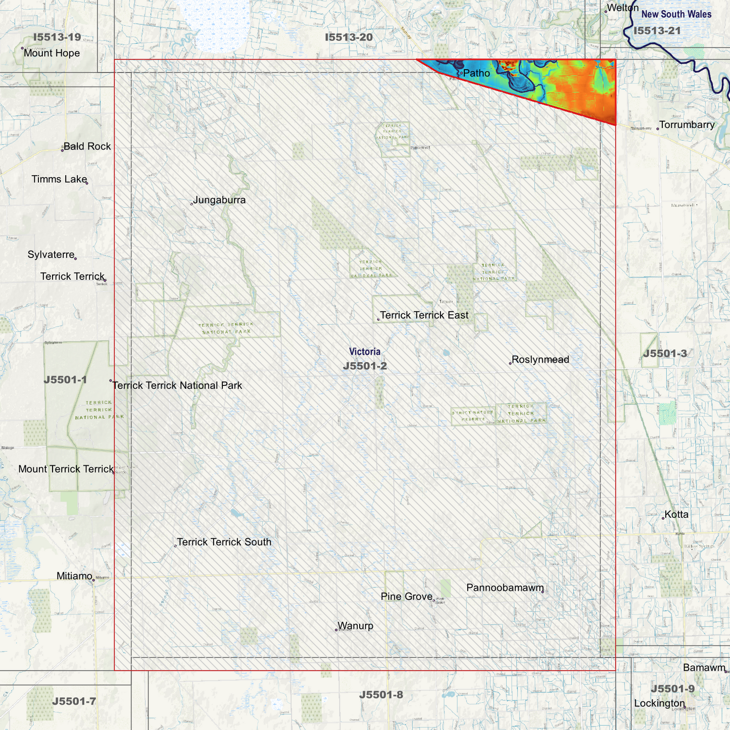Terrick 1m & 2m Digital Elevation Models (J5501-2)